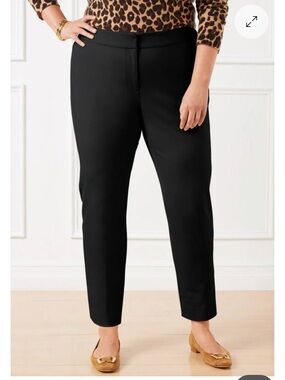 Talbots Black Slim Ankle Pants